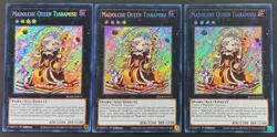 YUGIOH 3x Madolche Queen Tiaramisu BLMR-EN076 Secret Rare 1st Edition NM/Mint - Image 1