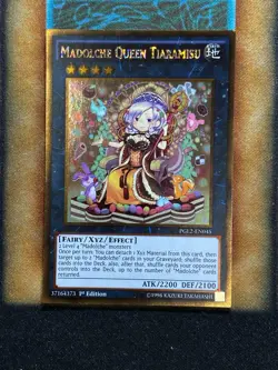 Yugioh Madolche Queen Tiaramisu PGL2-EN045 Gold Rare 1st Ed LP - Image 1