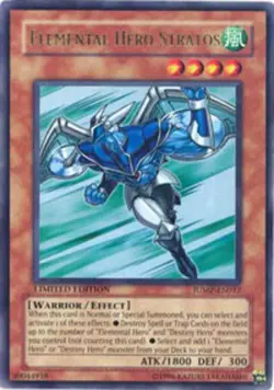 Elemental Hero Stratos - JUMP-EN012 - Ultra Rare - Limited Edition NM Yugioh Sho - Image 1