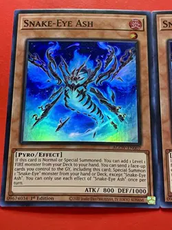 3x Snake-Eye Ash | AGOV-EN007 | Super Rares | LP | 1st Edition | YuGiOh! - Image 4