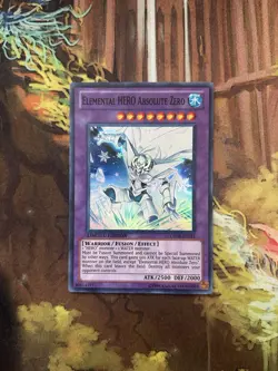 Elemental Hero Absolute Zero - Super Rare - GENF-ENSE1 - Limited Edition - VLP - Image 1