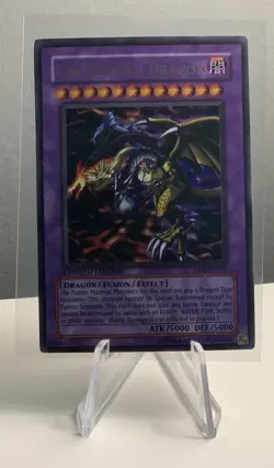 1996 Yugioh Five-Headed Dragon SD09-ENSS1 Ultra Rare Limited Edition NM - Image 1