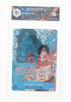 One Piece Card Game - Portgas.D.Ace - OP07-053 - GRAAD 9.5 JAP 2024 - Image 1