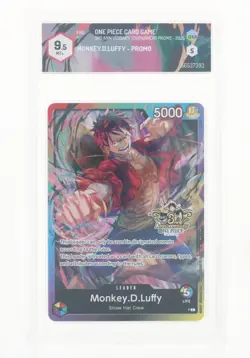 One Piece Card Game - Monkey.D.Luffy Promo - 3rd anniversary- GRAAD 9.5 JAP 2025 - Image 1