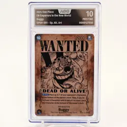 One Piece Buggy OP09-051 SP Alt. Art Wanted AOG 10 PRESTINE - Image 2