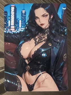 Girl # 26 Oppai Goddess Story Full Art Glossy Anime Trading Card Waifu TCG ACG - Image 1
