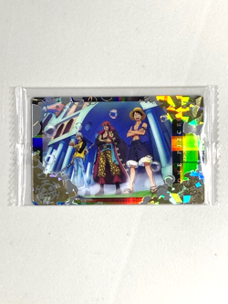 Luffy, Kid, Law - OP4-1 SR - One Piece Itajaga Wafer Card Sealed Japanese - Image 1