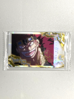 Eustass Kid - OP4-22 R - One Piece Itajaga Wafer Card Sealed Japanese - Image 1