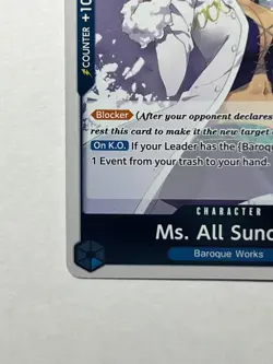 Ms. All Sunday OP01-079 Romance Dawn Pre Errata/1st Edition Foil One Piece Card - Image 5