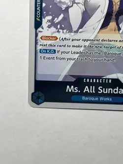 Ms. All Sunday OP01-079 Romance Dawn Pre Errata/1st Edition Foil One Piece Card - Image 5