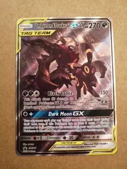 Umbreon & Darkrai GX - SM241 - Pokemon Sun & Moon Promo Ultra Rare Card HP - Image 1