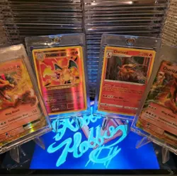 Pokemon TCG XY Evolutions Charizard 11/108 2016 Reverse Holo Rare, All 4 cards - Image 3
