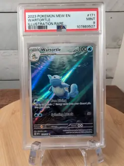 Pokemon TCG Card - Scarlet & Violet 151 English - Wartortle 171/165 - PSA 9 MINT - Image 1