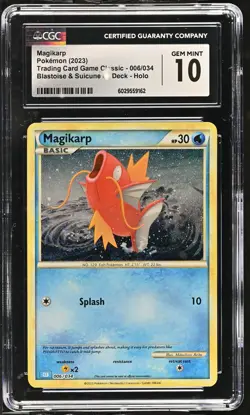 2023 Pokemon Trading Card Game Classic Magikarp Holo #006/034 CGC 10 - Image 1