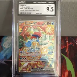 Pokemon TCG Keldeo EX 168/086 SIR White Flare Graded Card CGC 9.5 - Image 1