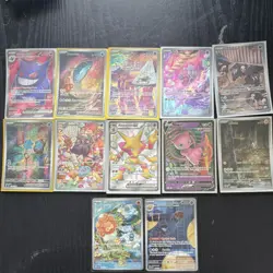 Pokemon Scarlet & Violet Full Art Holo Lot of 12 Cards Gengar Dondozo Drowzee - Image 1