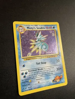 Misty's Seadra | 9/132 | SWIRL | Gym Heroes | Prerelease | Pokemon Card | NM/LP - Image 2