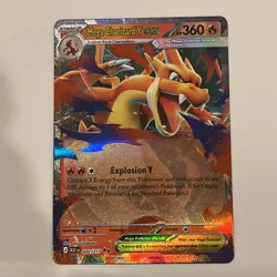 Mega Charizard Y EX 022/217 Me: Ascended Heroes Holo Pokemon Card - Image 1