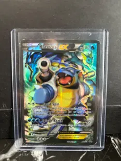 Pokemon TCG Blastoise EX XY122 Full Art Black Star Promo Card - Image 1