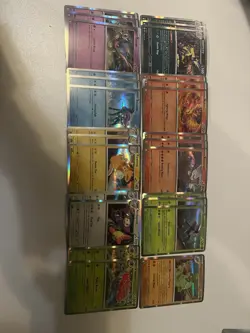 Lot of 300+ Pokemon Cards And Coins 240 Commons, 68 Reverses, 25 Holos, 2 Coins - Image 3