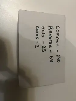 Lot of 300+ Pokemon Cards And Coins 240 Commons, 68 Reverses, 25 Holos, 2 Coins - Image 4