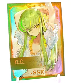 Goddess Story Waifu Card TCG | C.C. - Code Geass | SSR | SSR021 ~ Anime Girls - Image 3