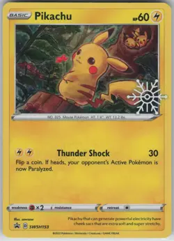 Pikachu - (Holiday Calendar) Promo SWSH: Sword & Shield Promo Cards SWSH153 LP - Image 1