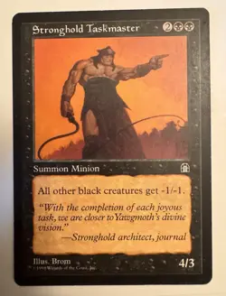 Magic the Gathering MTG Stronghold Taskmaster (72) Stronghold LP - Image 1