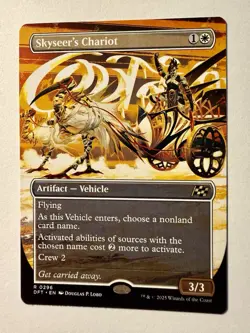 x1 Skyseer's Chariot - Borderless R MTG Aetherdrift M/NM, English - Image 1