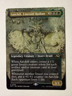 MTG - Aatchik, Emerald Radian - Borderless - DFT 0360 - Aetherdrift - Rare - Image 1