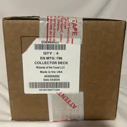 MAGIC THE GATHERING Final Fantasy Collector’s Ed Commander 4 Deck SEALED CASE C9 - Image 1