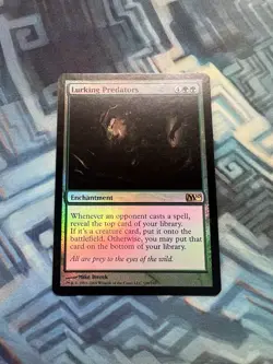 Foil Lurking Predators EX+/NM- Core Set 2010 M10 - Image 1