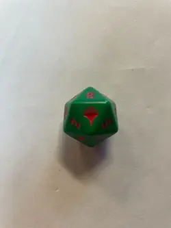 Magic The Gathering TMNT Spindown Life Counter D20 Red - Image 1