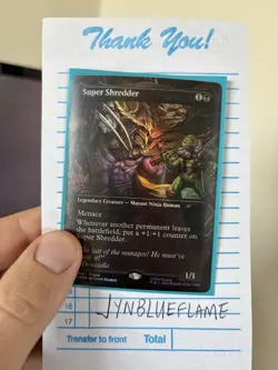 Mint Foil Super Shredder Top 128 Spotlight Richmond TMNT MTG - Image 1