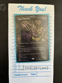 Mint Foil Super Shredder Top 128 Spotlight Richmond TMNT MTG - Image 4