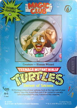 MTG Secret Lair x TMNT: VHS Villains ~ FOIL ~ Sealed in Hand! - Image 4