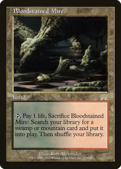 Bloodstained Mire [Onslaught] Lightly Played - Image 1