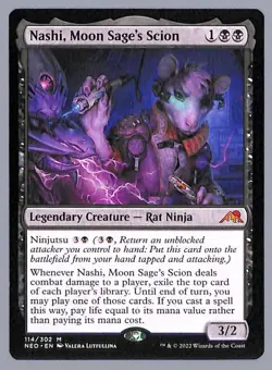 Nashi, Moon Sage's Scion - 114 - Kamigawa: Neon Dynasty (NEO) MTG - Image 1