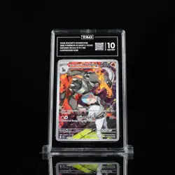Pokemon Team Rockets Houndoom Illustration 191/182 IR Destined Rivals PSA 10 - Image 1