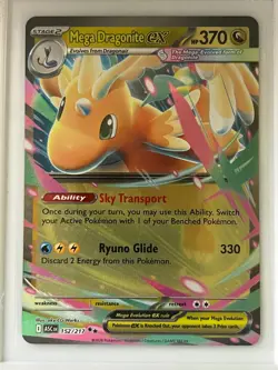 Mega Dragonite ex 152/217 Double Rare ME: Ascended Heroes Pokemon Holo Near Mint - Image 1