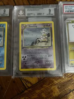 2000 Pokemon Neo Genesis Slowking 1st Edition Holo #14 BGS 9 *possible swirl* - Image 1