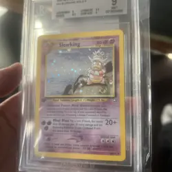 2000 Pokemon Neo Genesis Slowking 1st Edition Holo #14 BGS 9 *possible swirl* - Image 2