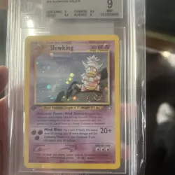 2000 Pokemon Neo Genesis Slowking 1st Edition Holo #14 BGS 9 *possible swirl* - Image 3