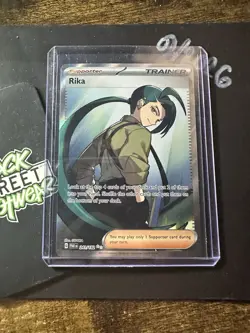 Rika 241/182, Paradox Rift, Ultra Rare, Full Art Holo, Pokemon TCG, NM - Image 3