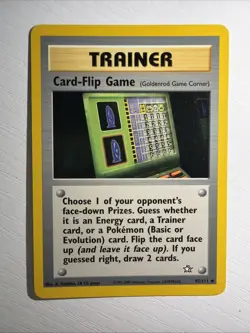 Pokemon TCG Neo Genesis Card-Flip Game #92/111 Unlimited Uncommon Vintage 2000 - Image 1