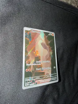 Pokemon TCG Charmander 168/165 Scarlet Violet 151 Illustration Rare Holo - NM - Image 3