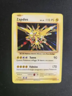 Carta Pokemon PSA ZAPDOS #42/108 HOLO ITA 2016 set XY EVOLUZIONI Ultra rara BGS - Image 3