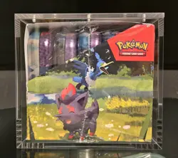 Pokemon TCG Ascended Heros Mini-Tin Display Factory Sealed Acrylic UV Case - Image 2