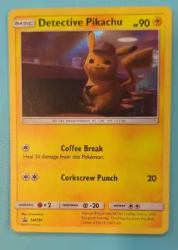 Detective Pikachu - Holo - #SM190 Black Star Promo - Pokemon TCG - 2019 - Image 1