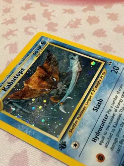 NM 1ST EDITION KABUTOPS - POKEMON NEO DISCOVERY HOLO #6/75 - SWIRL! - Image 2